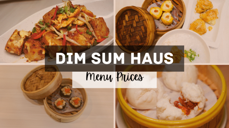 Dim Sum Haus Singapore Menu Prices