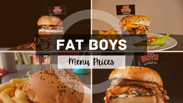 FATBOY’S MENU SINGAPORE & UPDATED PRICES 2024