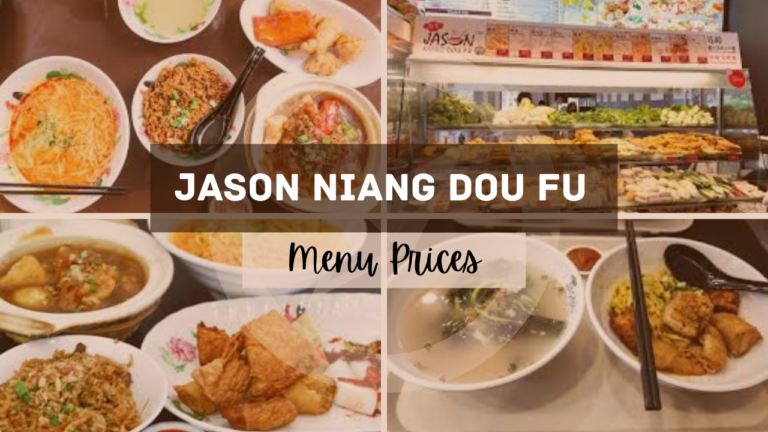 JASON NIANG DOU FU MENU SINGAPORE & UPDATED PRICES 2024