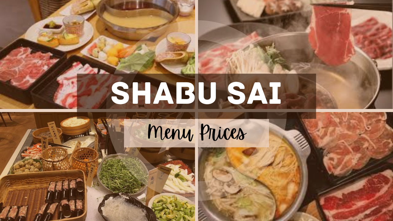 SHABU SAI MENU SINGAPORE & UPDATED PRICES 2025