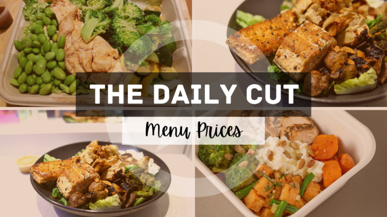 THE DAILY CUT MENU SINGAPORE & UPDATED PRICES 2024
