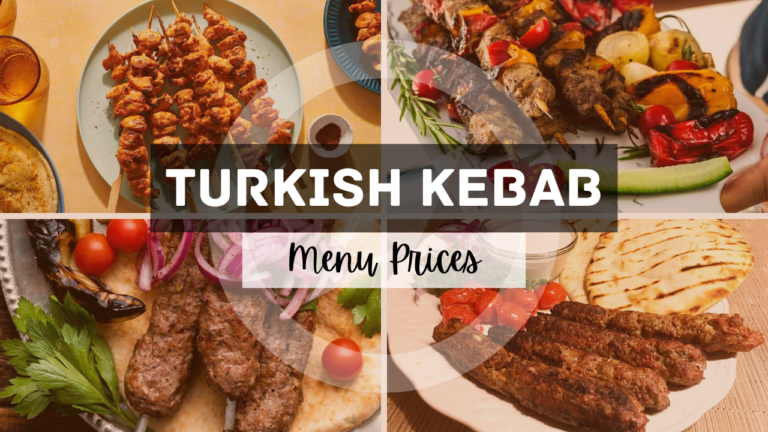 TURKISH KEBAB MENU SINGAPORE & UPDATED PRICES 2024