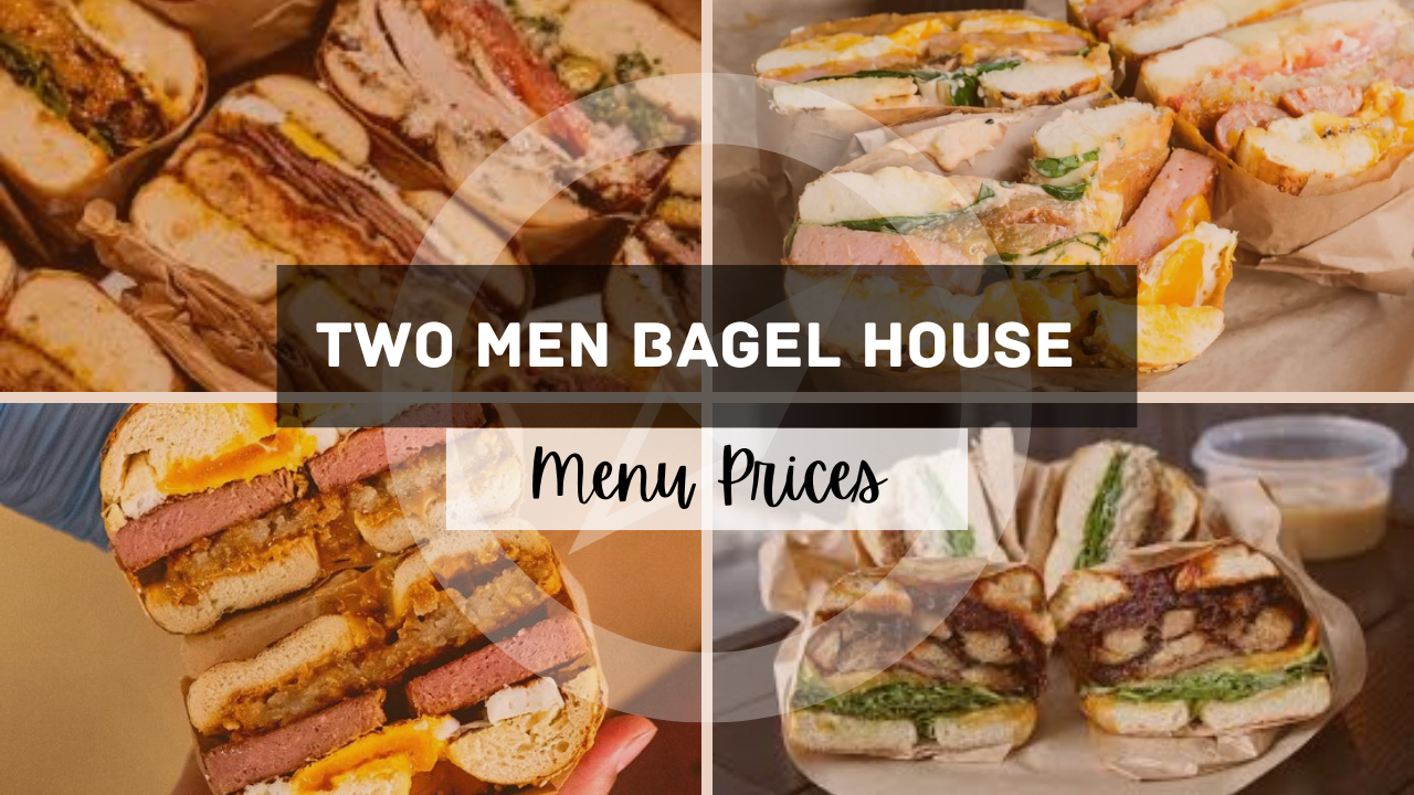 TWO MEN BAGEL HOUSE MENU SINGAPORE 2024