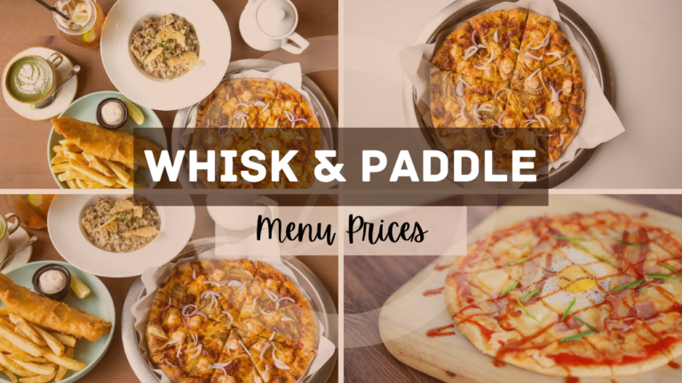 WHISK AND PADDLE MENU SINGAPORE UPDATED 2024