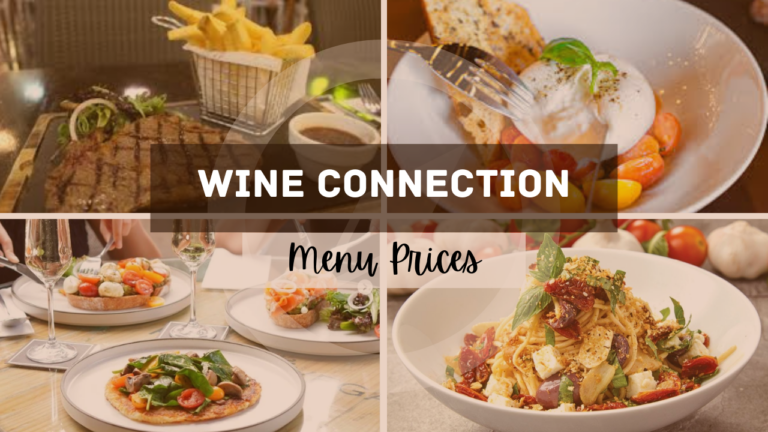 WINE CONNECTION MENU SINGAPORE & UPDATED PRICES 2024