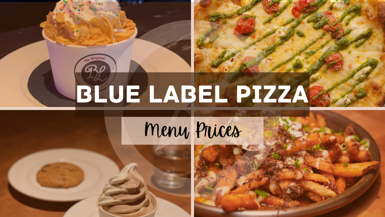 BLUE LABEL PIZZA AND WINE MENU SINGAPORE 2024