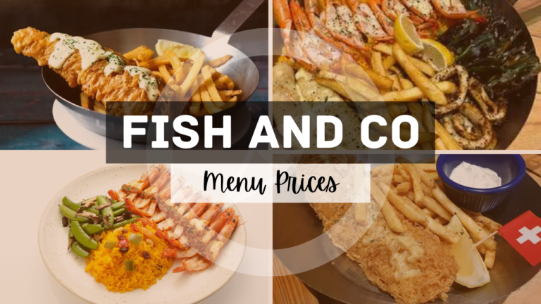 FISH AND CO MENU SINGAPORE & UPDATED PRICES 2024