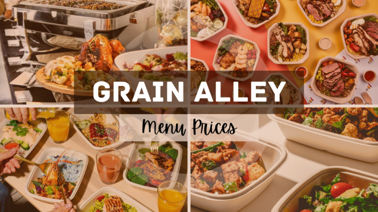 GRAIN ALLEY MENU SINGAPORE & UPDATED PRICES 2024
