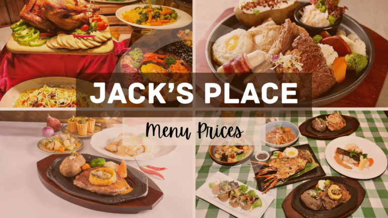 JACK’S PLACE MENU SINGAPORE & UPDATED PRICES 2024
