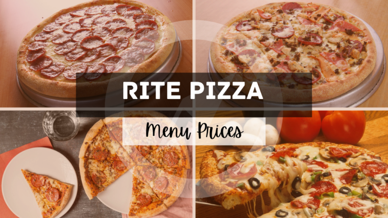 RITE PIZZA MENU SINGAPORE & UPDATED PRICES 2024