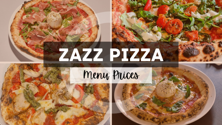 ZAZZ PIZZA MENU SINGAPORE & UPDATED PRICES 2024