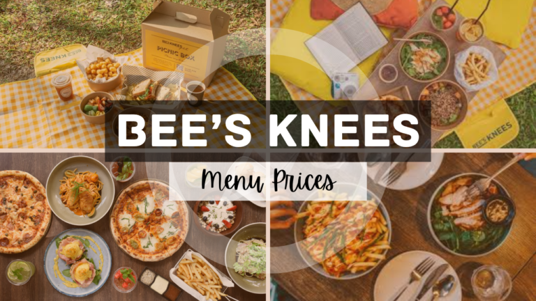 BEE’S KNEES MENU SINGAPORE & UPDATED PRICES 2024