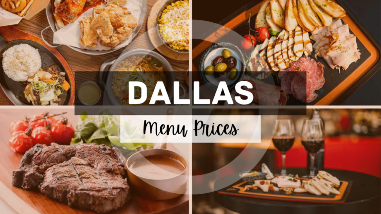 DALLAS MENU SINGAPORE & UPDATED PRICES 2024