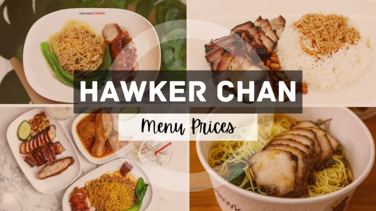 HAWKER CHAN MENU SINGAPORE & UPDATED PRICES 2024