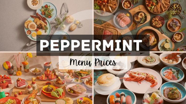 PEPPERMINT MENU SINGAPORE & UPDATED PRICES 2024