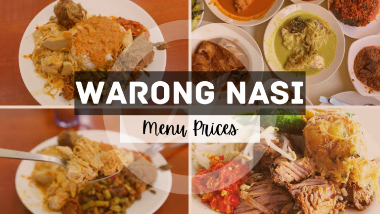 WARONG NASI PARIAMAN MENU SINGAPORE & UPDATED PRICES 2024