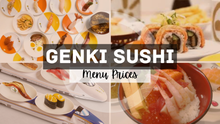 GENKI SUSHI MENU SINGAPORE & UPDATED PRICES 2024