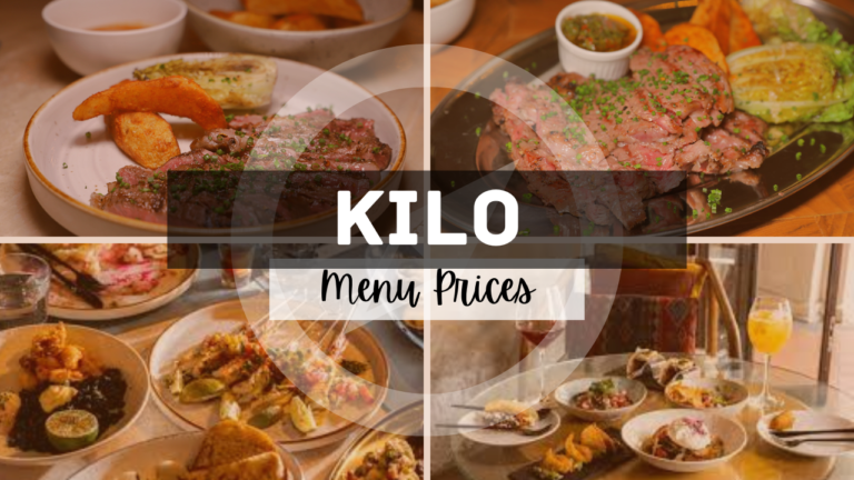 KILO MENU SINGAPORE & UPDATED PRICES 2024