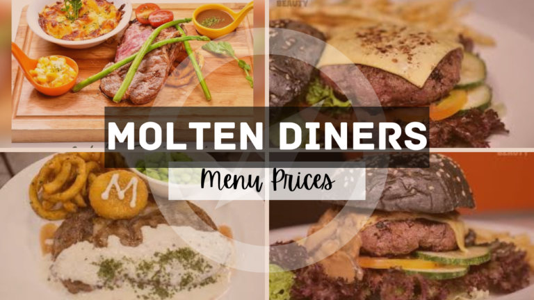 MOLTEN DINERS  MENU SINGAPORE & UPDATED PRICES 2024