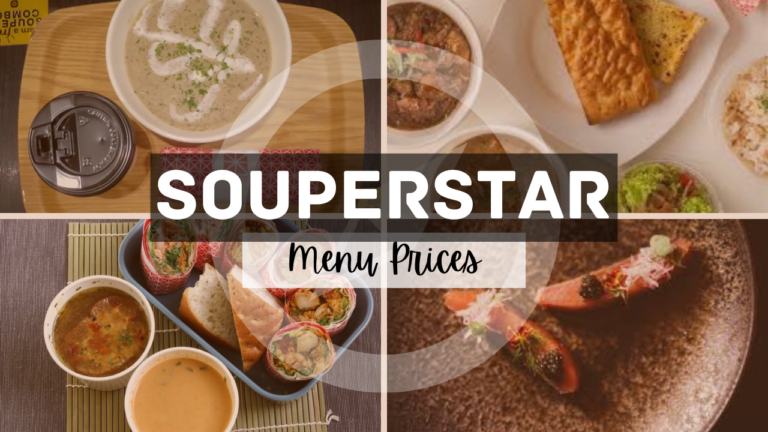 Souperstar Singapore Menu Prices