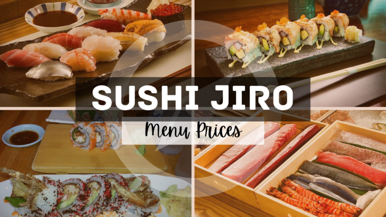 SUSHI JIRO MENU SINGAPORE & UPDATED PRICES 2024