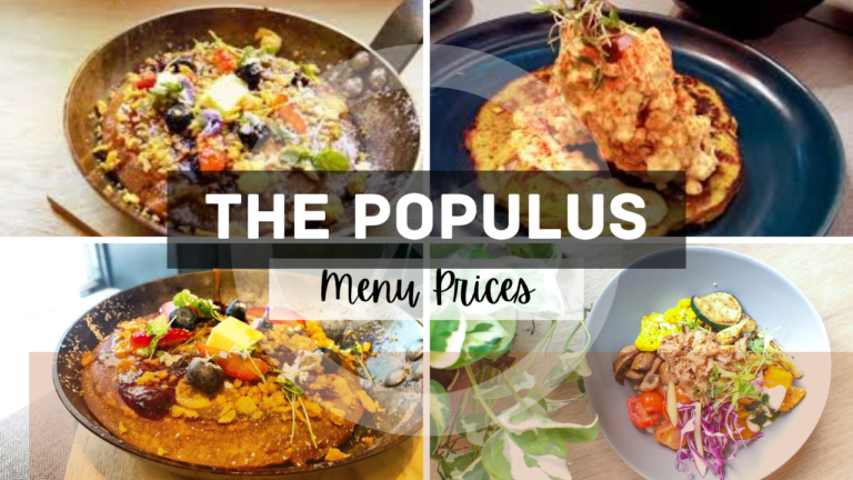 THE POPULUS MENU SINGAPORE & UPDATED PRICES 2024