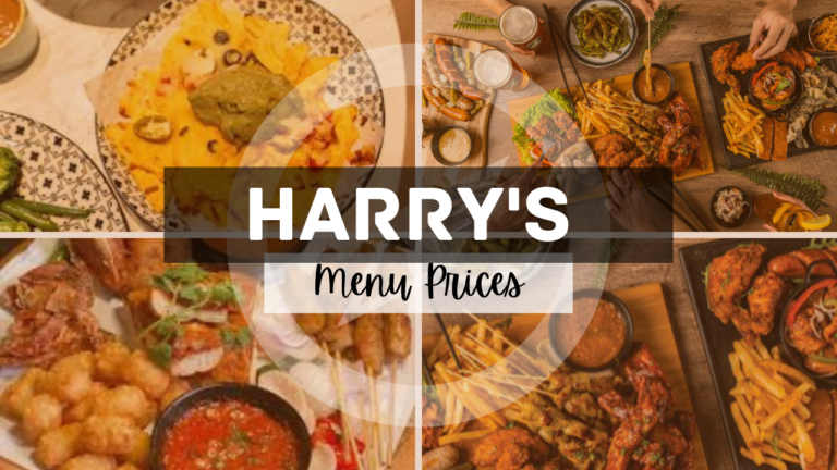 Harry's Singapore Menu Prices