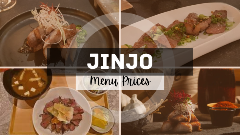 Jinjo Singapore Menu Prices