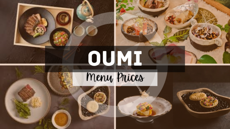 Oumi Singapore Menu Prices