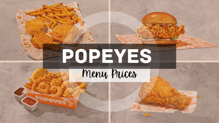 Popeyes Singapore Menu Prices