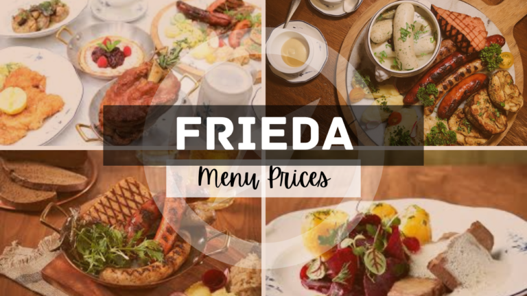 Frieda Singapore Menu