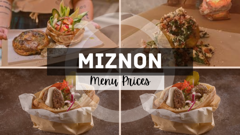 Miznon Singapore Menu