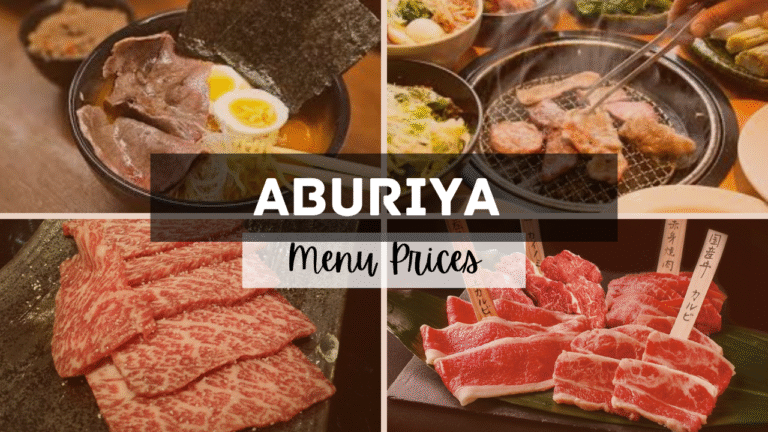 _Aburiya Singapore Menu Prices