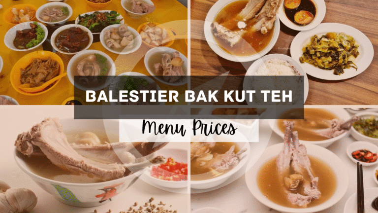 _Balestier Bak Kut Teh Singapore Menu Prices