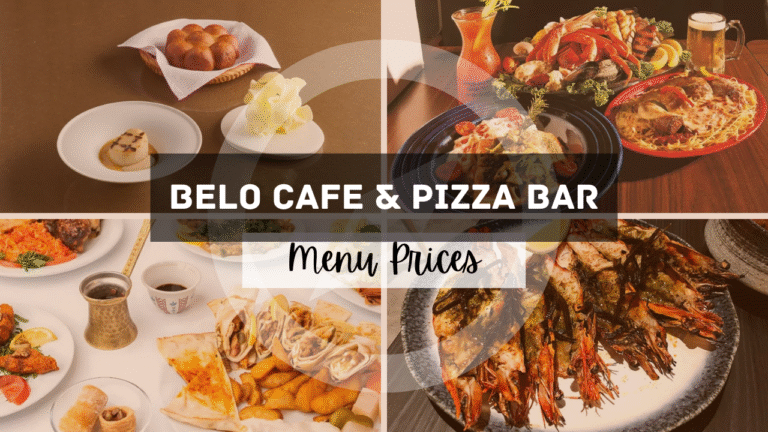 _Belo Cafe & Pizza Bar Singapore Menu Prices