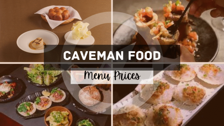 Caveman Food Singapore Menu