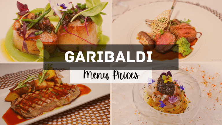 _Garibaldi Singapore Menu Prices