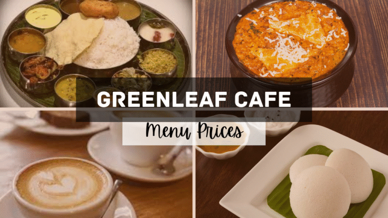_Greenleaf Cafe Singapore Menu Prices