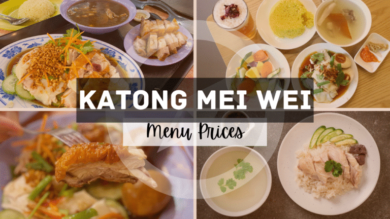 Katong Mei Wei Singapore Menu