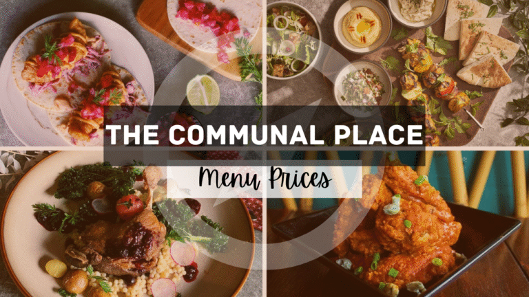 _The Communal Place Singapore Menu Prices