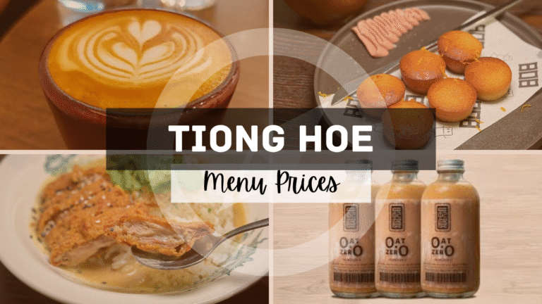 Tiong Hoe Singapore Menu