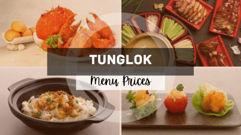 TungLok Singapore Menu