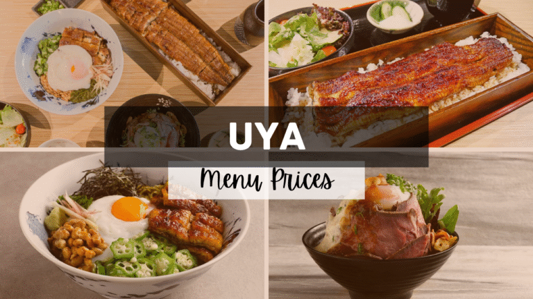 _Uya Singapore Menu Prices