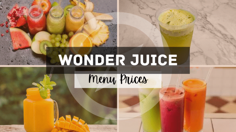 _Wonder Juice Singapore Menu Prices