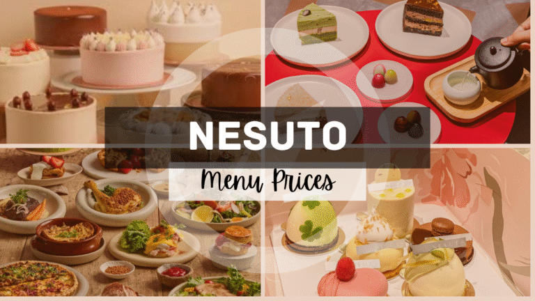 Nesuto Singapore Menu