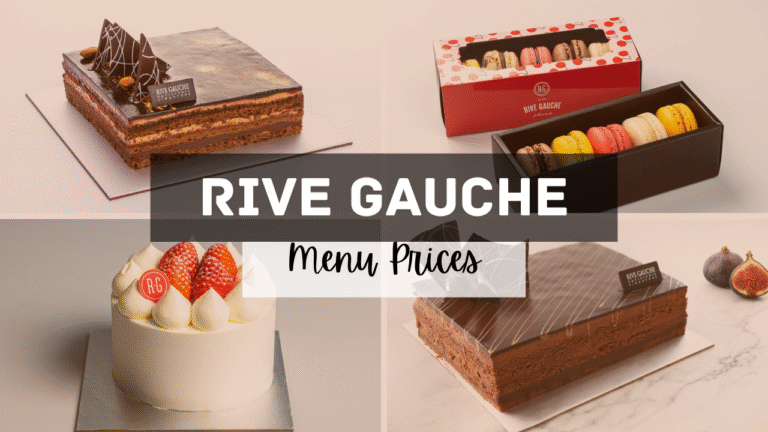 Rive Gauche Singapore Menu Prices