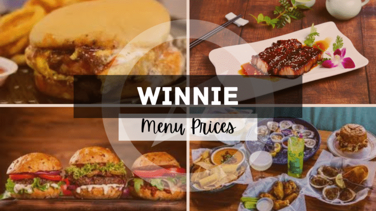 Winnie Singapore Menu