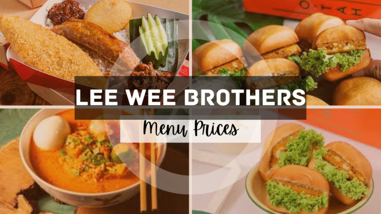 Lee Wee Brothers Singapore Menu