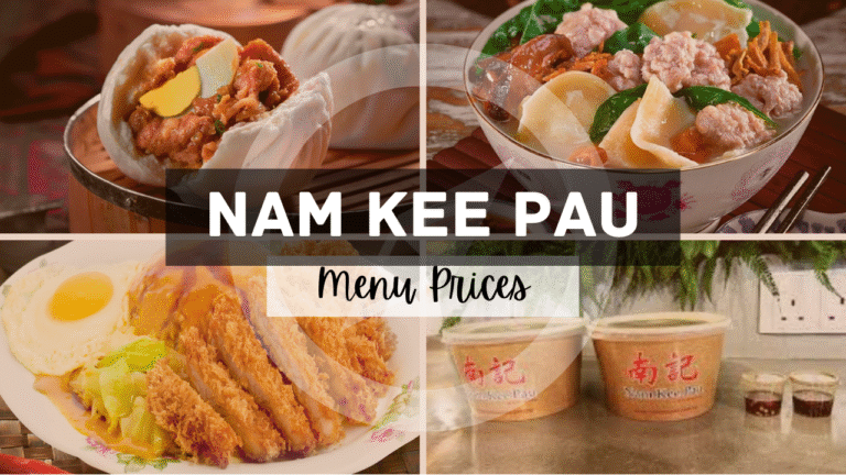 Nam Kee Pau Singapore Menu