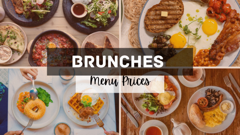Brunches Singapore Menu Prices